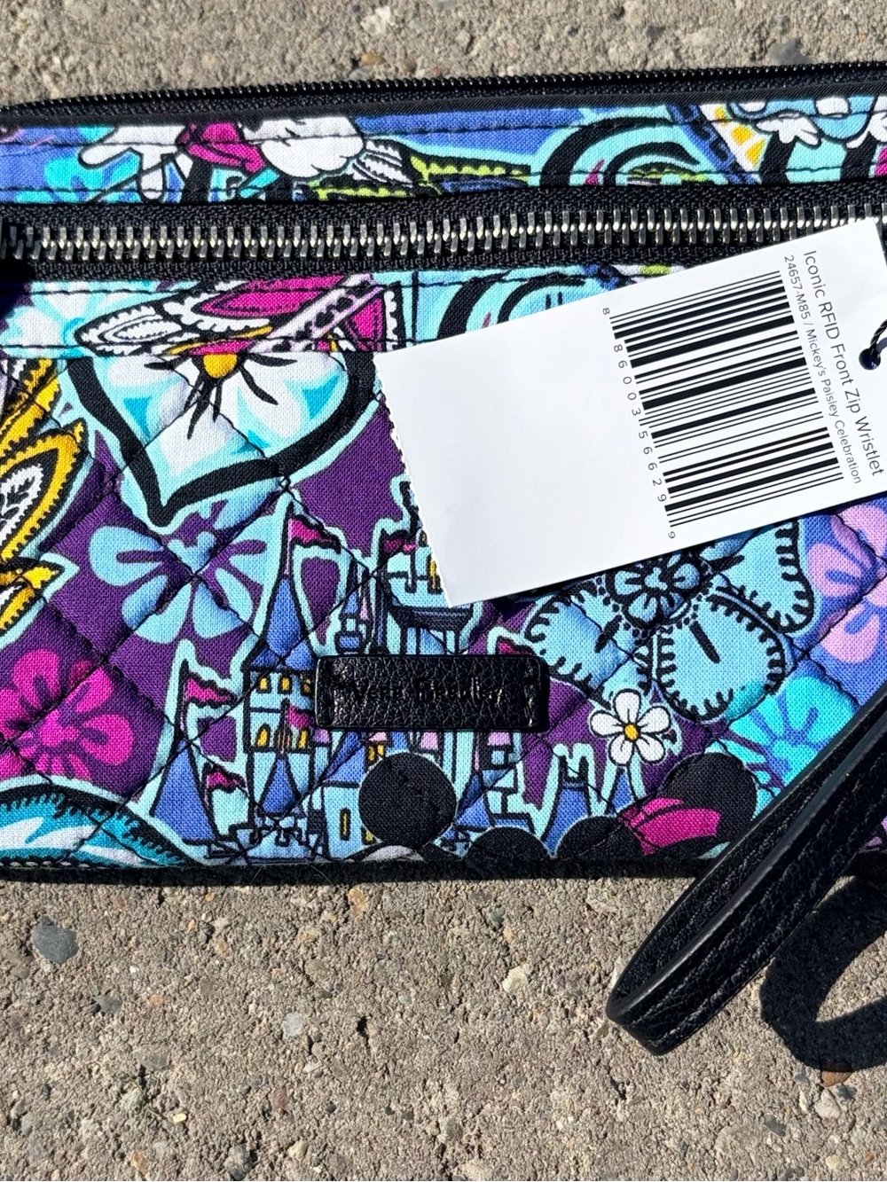Vera Bradley Disney Quilted Wristlet